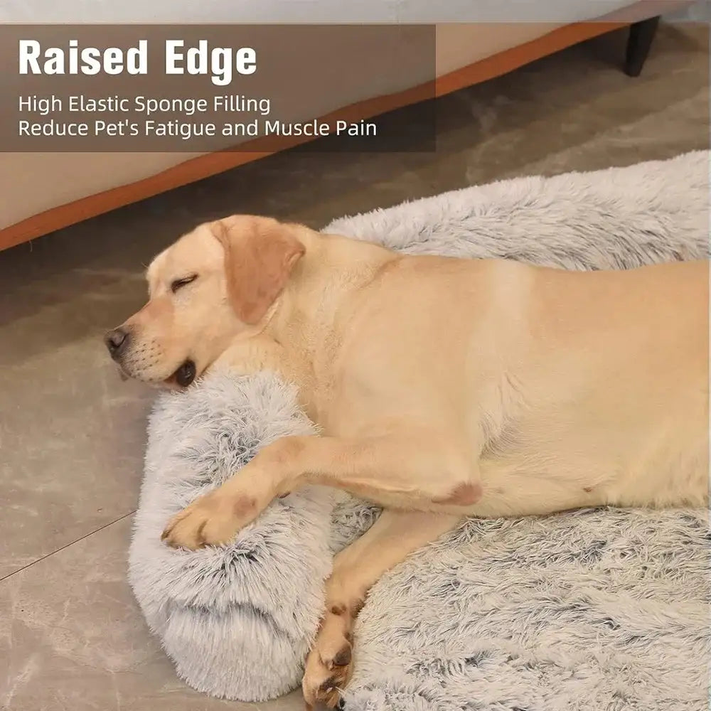 Washable Plush Dog Bed Sofa